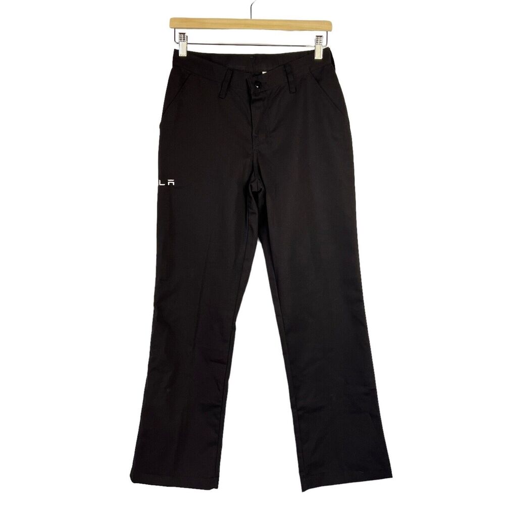 Red Kap TESLA Womens Size 2 Black 27Wx30.5” Inseam Workwear Chino Pants PT21BK0